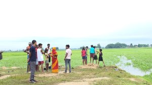 गाँजासहितको मोटरसाइकल छाडेर भागेका चालक पोखरीमा बेपत्ता
